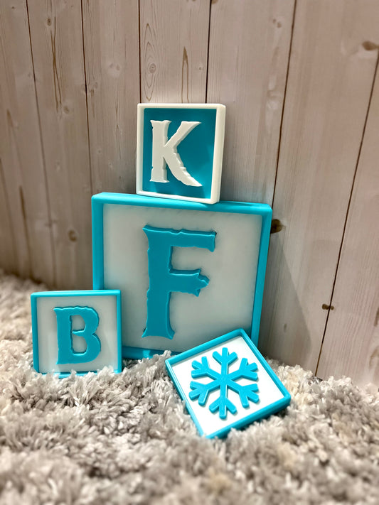 Frozen Inspired Nursery Decor: Personalized Letter Decor | Kids Name Sign