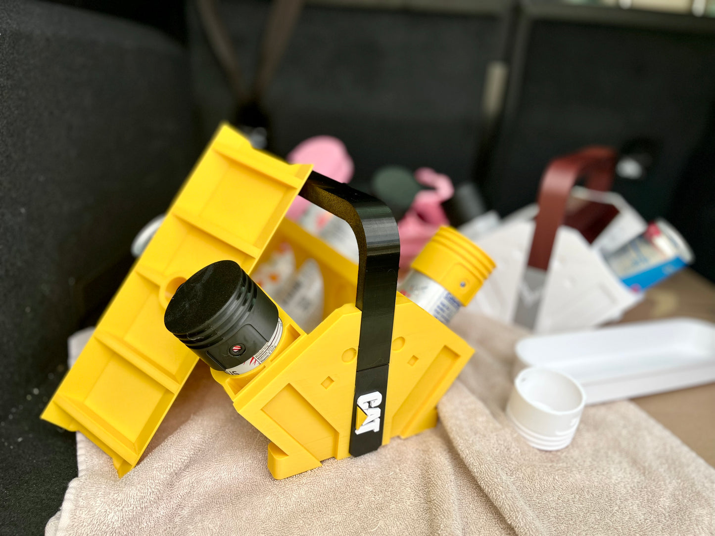 V8 Engine Can Holder: Car Enthusiast Garage Decor - PETG | FREE Headers | Matching Cup