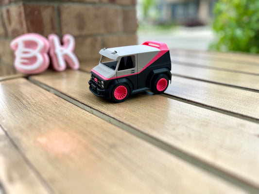 Personalized 3D Printed A-Team Inspired Van Replica | 80s TV Show Toy Truck | Custom Colors