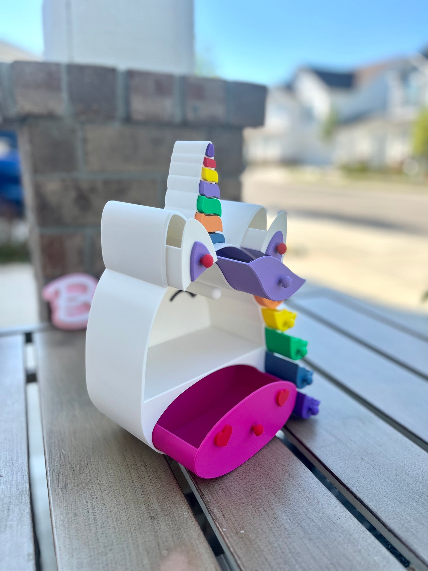 Enchanting 3D Printed Unicorn Jewelry Box: Magical Storage Container for Treasures