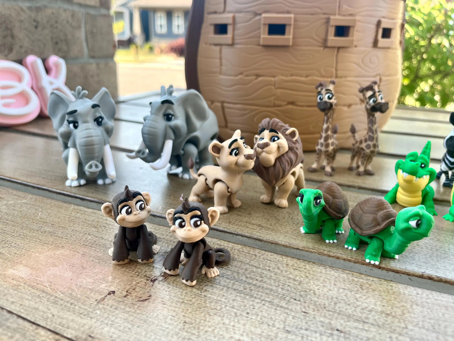 Noah's Ark Playset: 16+ Articulated Animals + Noah + Ark | Faith-Based, Biblical Toy, Religious Education