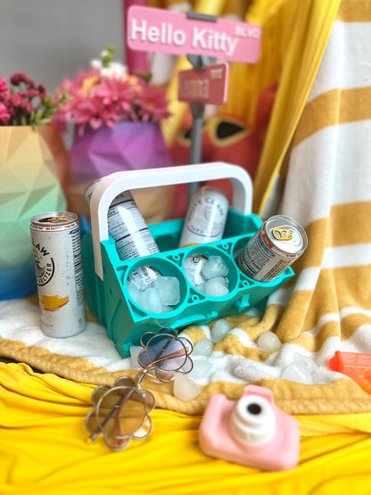 Girls Engine Block Drink Caddy | Custom Cooler for Bachelorette Party, She-Shed, or Garage Decor