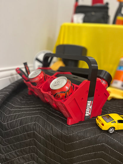 V8 Engine Can Holder: Car Enthusiast Garage Decor - PETG | FREE Headers | Matching Cup