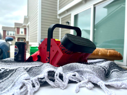 V6 Engine Can Holder: Custom Automotive Gift for Car Enthusiasts | FREE Headers | Matching Cup