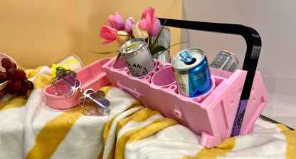 V8 Engine Can Holder: Car Enthusiast Garage Decor - PETG | FREE Headers | Matching Cup