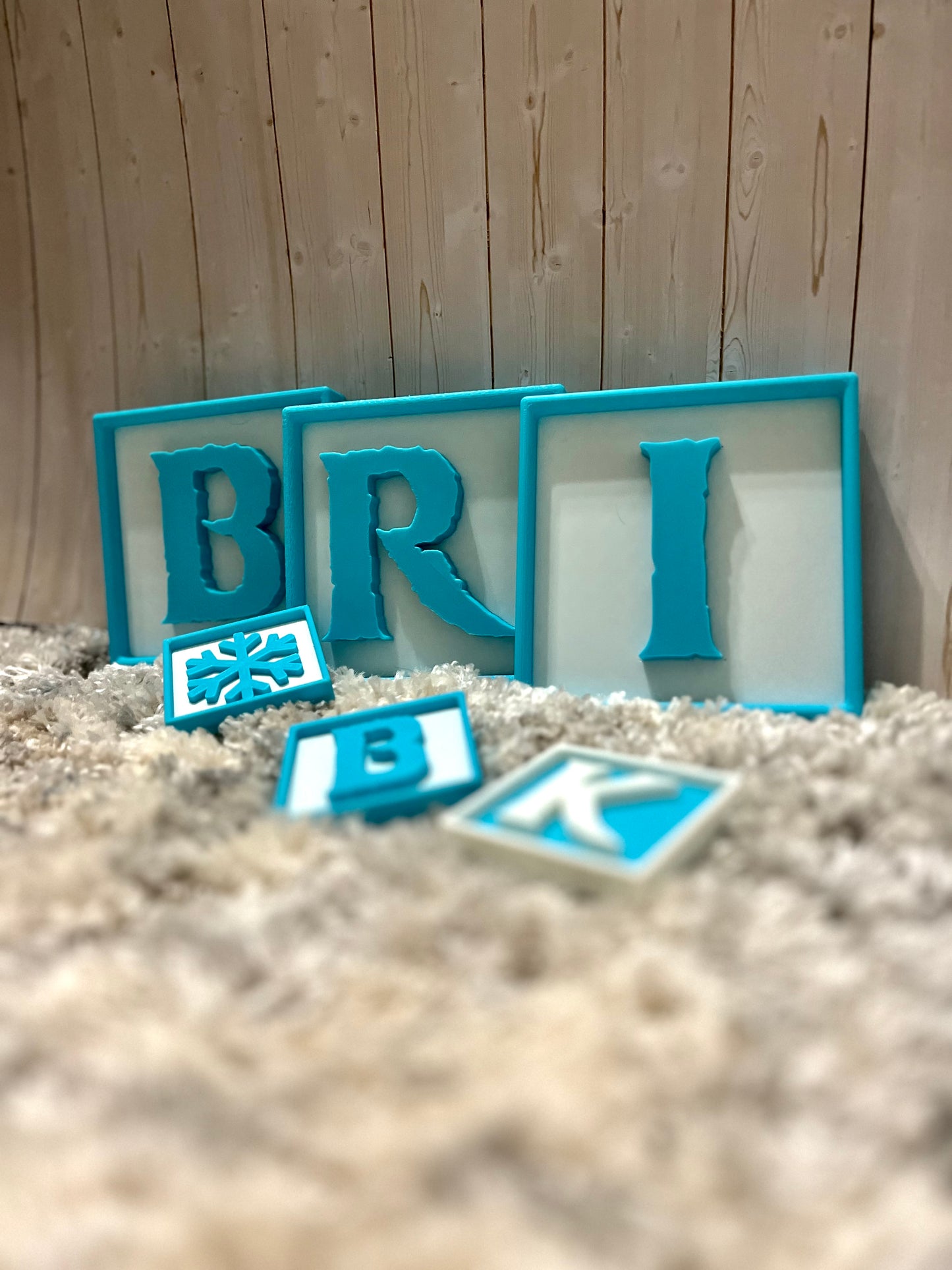 Frozen Inspired Nursery Decor: Personalized Letter Decor | Kids Name Sign