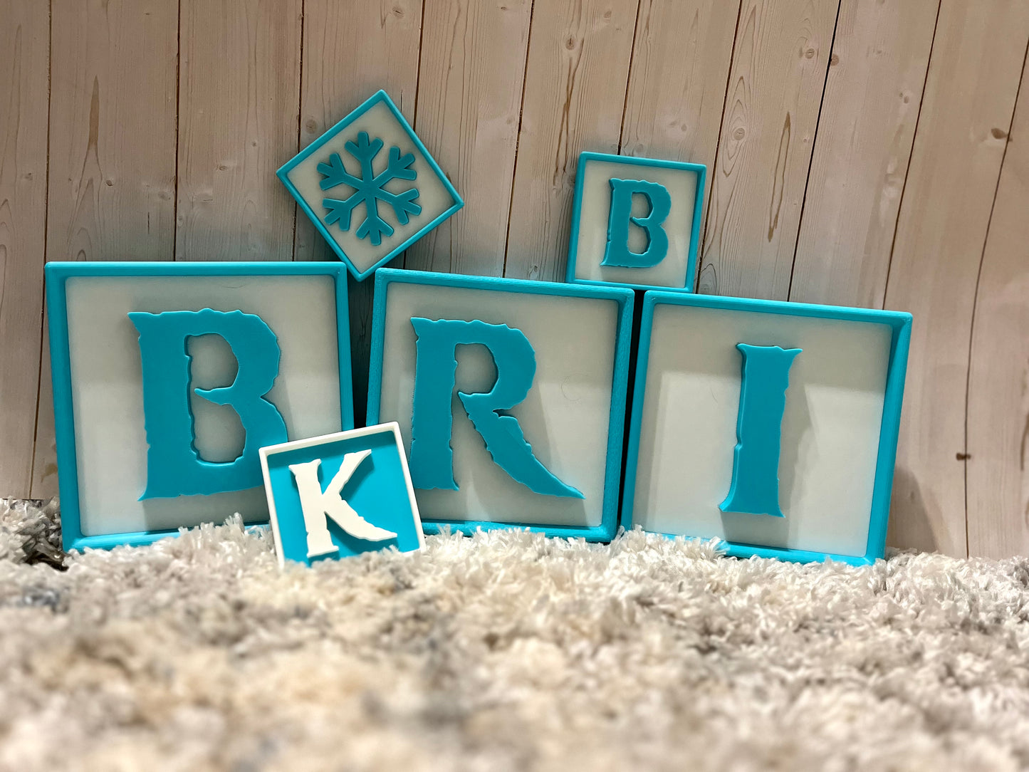 Frozen Inspired Nursery Decor: Personalized Letter Decor | Kids Name Sign