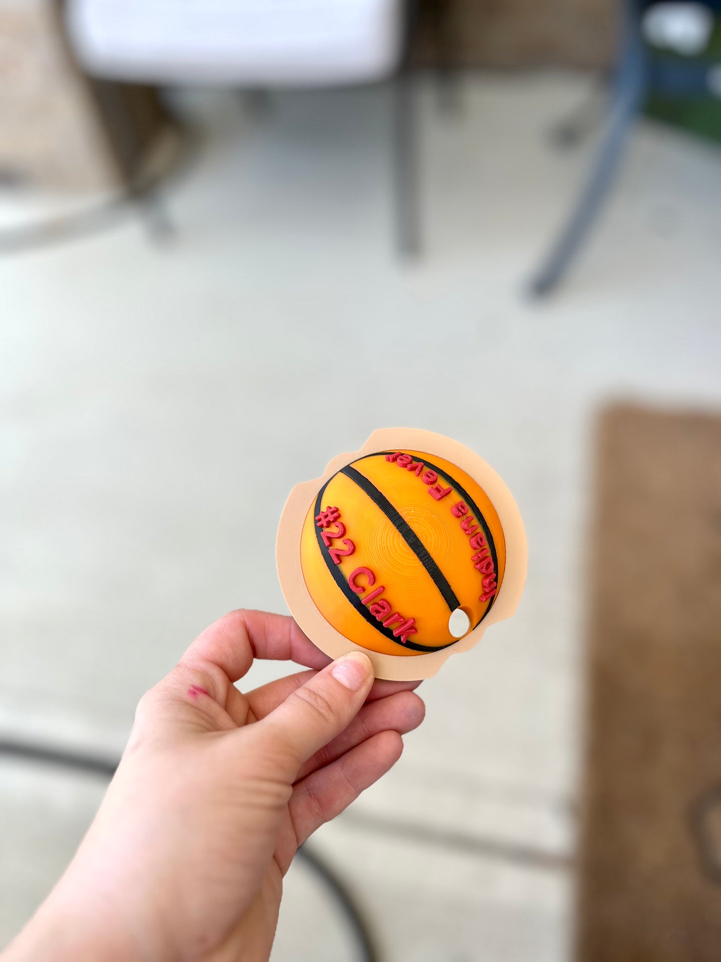 Personalized Basketball Tumbler Topper: Custom Stanley Cup Accessory for 30oz & 40oz Drinkware