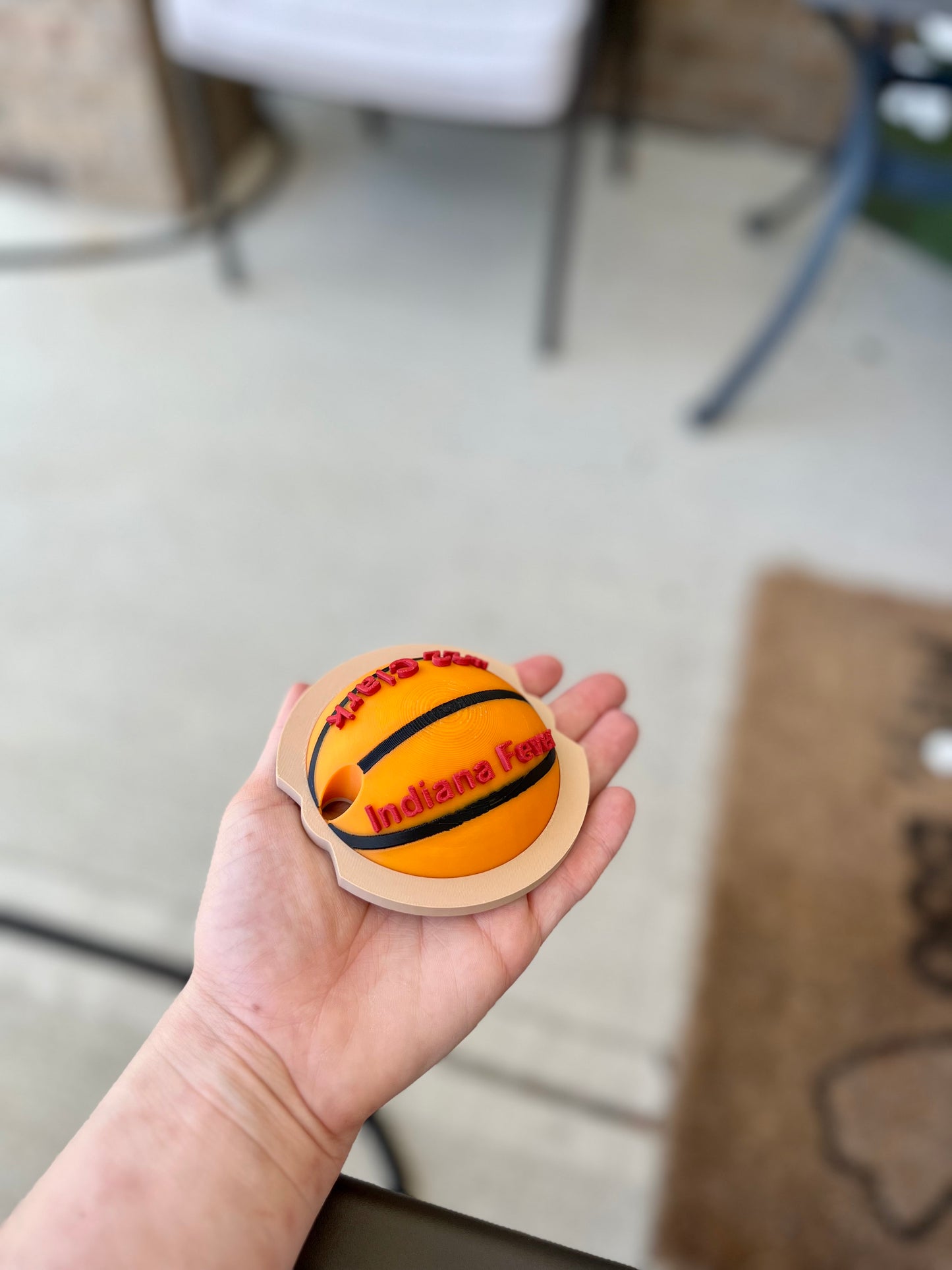 Personalized Basketball Tumbler Topper: Custom Stanley Cup Accessory for 30oz & 40oz Drinkware