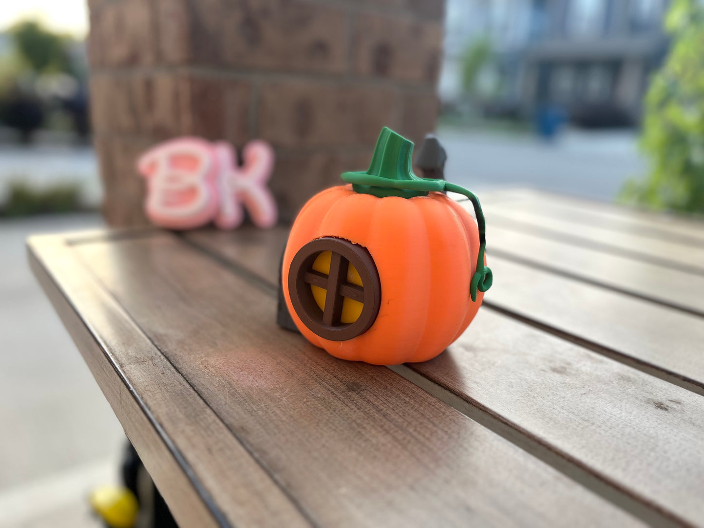 Enchanting Fairy Pumpkin Cottage: Miniature Garden House with Functional Door