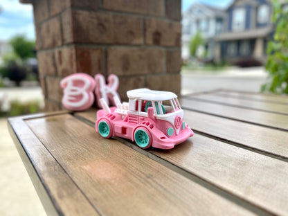 3D Printed Volkswagen Truck Hot Rod Toy: Custom VW Pickup Collectible Model Car