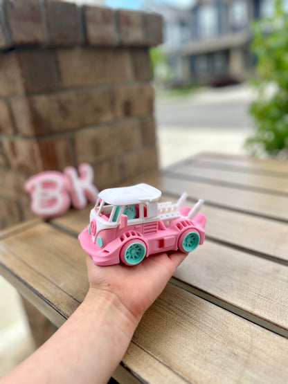 3D Printed Volkswagen Truck Hot Rod Toy: Custom VW Pickup Collectible Model Car