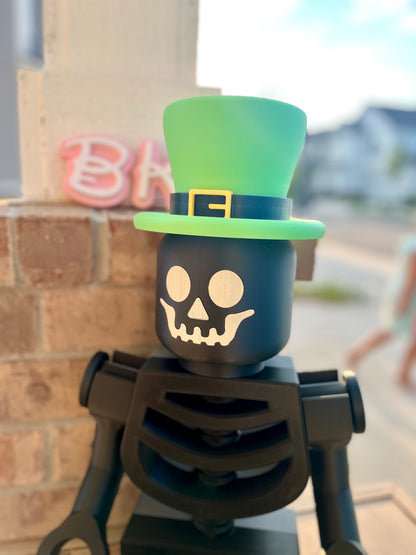 Articulated 3D Printed Skeleton Figurine - Mega Accessories! (SOLD SEPARATE)- Posable Brick-Style Display Piece for Collectors