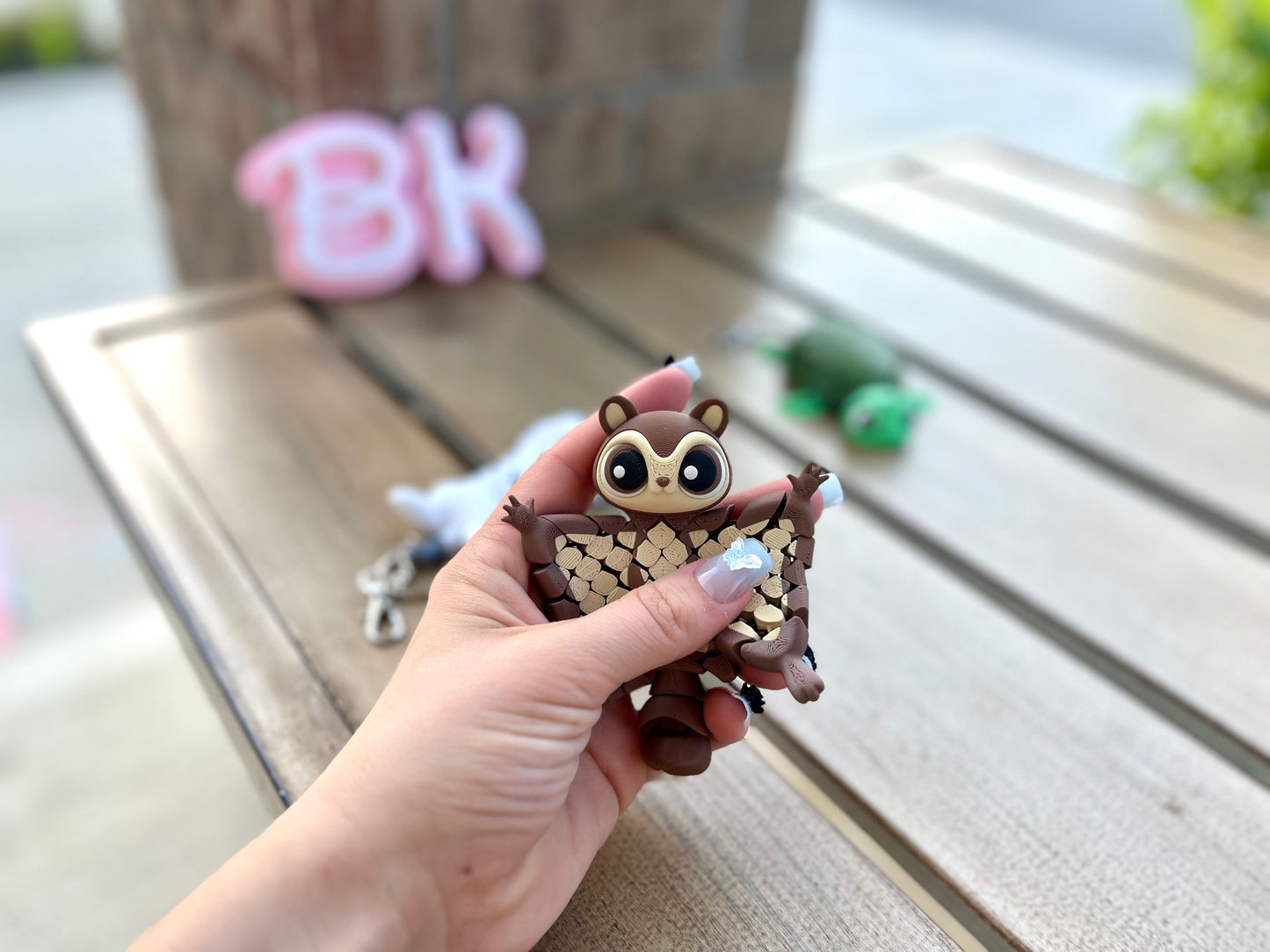 Adorable 3D Printed Flexi Animal Keychains: Articulated Companions for Kids & Adults