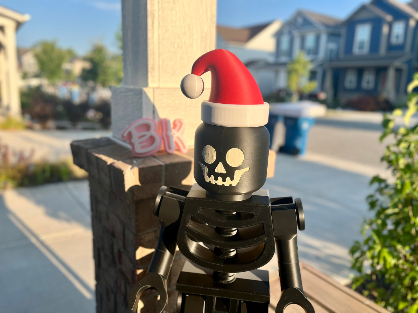 Articulated 3D Printed Skeleton Figurine - Mega Accessories! (SOLD SEPARATE)- Posable Brick-Style Display Piece for Collectors