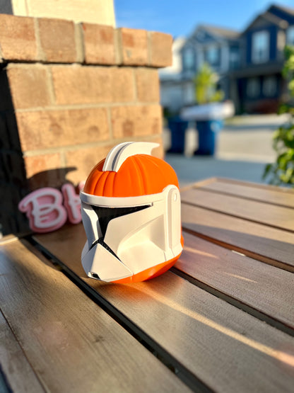Clone Trooper Halloween Decor:  Pumpkin Head Decoration