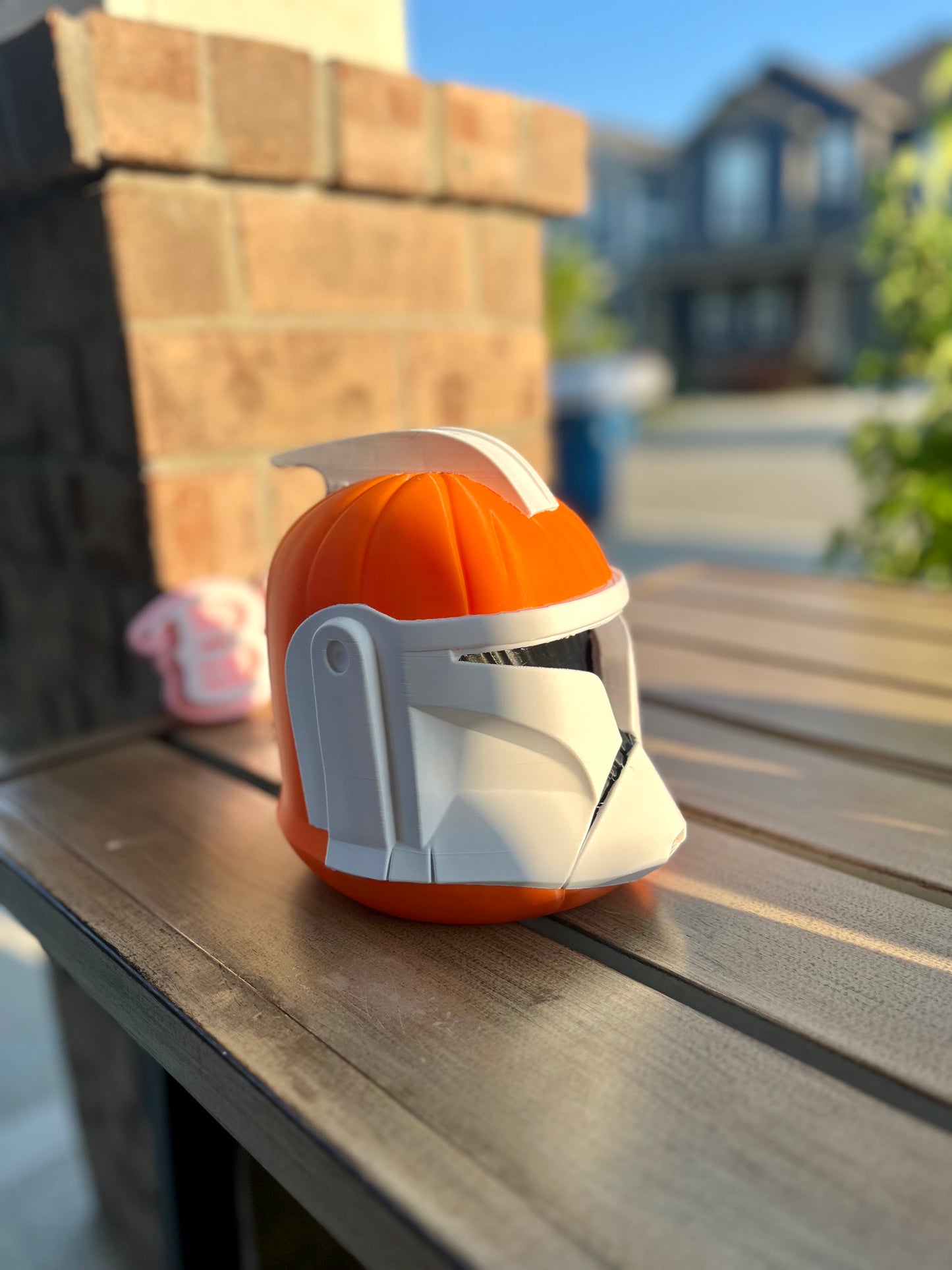 Clone Trooper Halloween Decor:  Pumpkin Head Decoration
