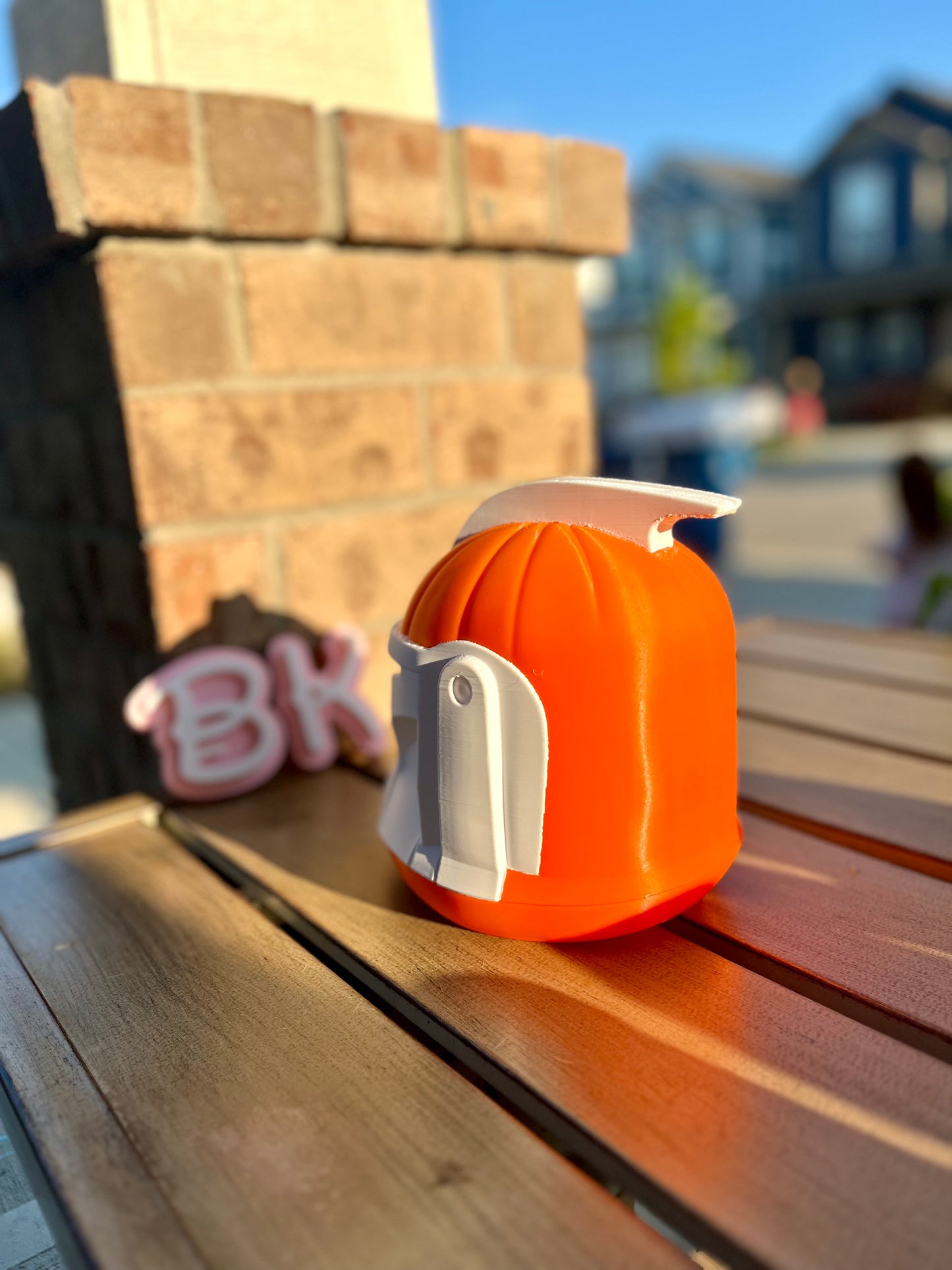 Clone Trooper Halloween Decor:  Pumpkin Head Decoration