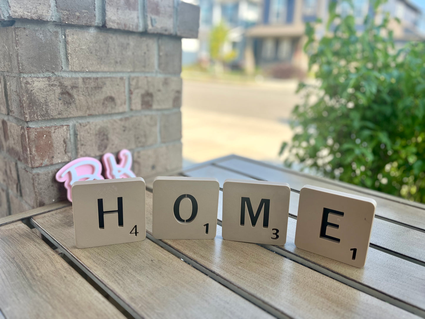 Custom Scrabble Letter Tiles: 3D Printed Wall Art, Game Room Decor