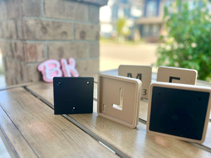 Custom Scrabble Letter Tiles: 3D Printed Wall Art, Game Room Decor