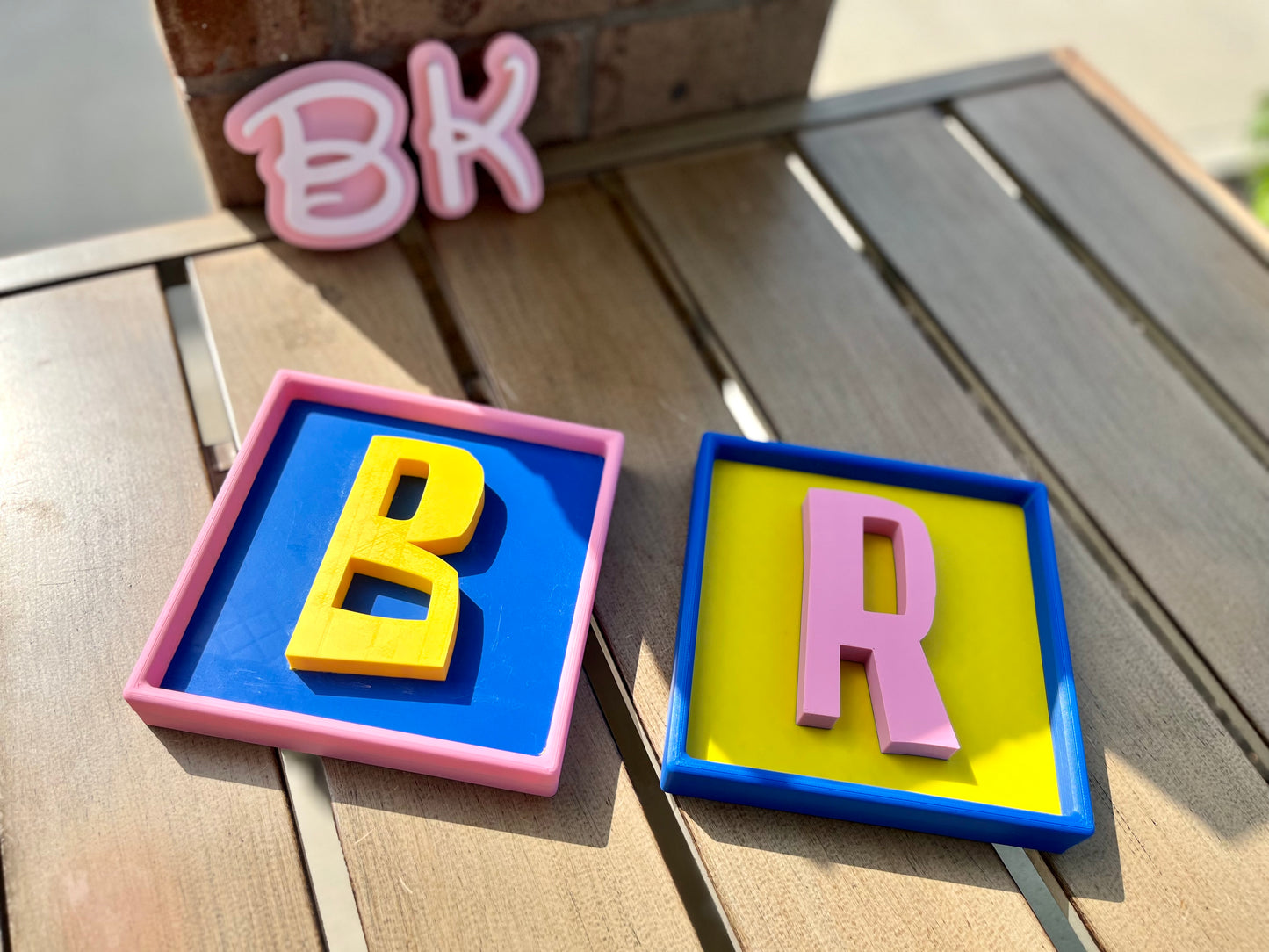 SpongeBob Inspired Nursery Decor: Custom 6" Wall Letters Kids Room Sign