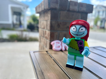 Sally 3D Printed Brick-Style Figure - Nightmare Before Christmas Inspired Display Piece