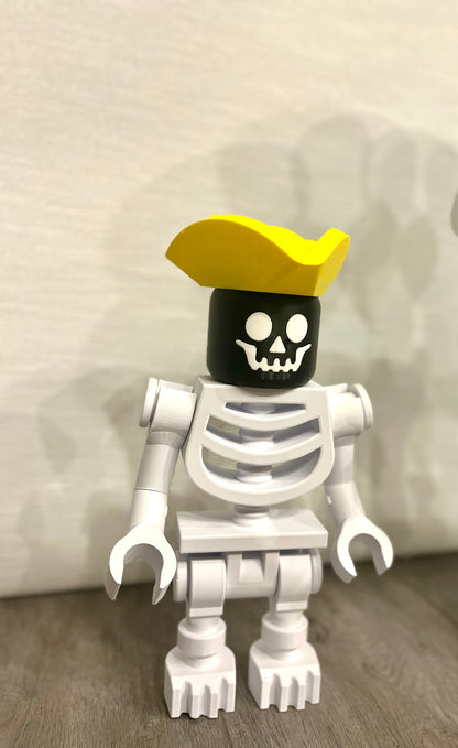 3D Printed Skeleton ACCESSORIES for Brick Figurines: Customize Mega Minifigures