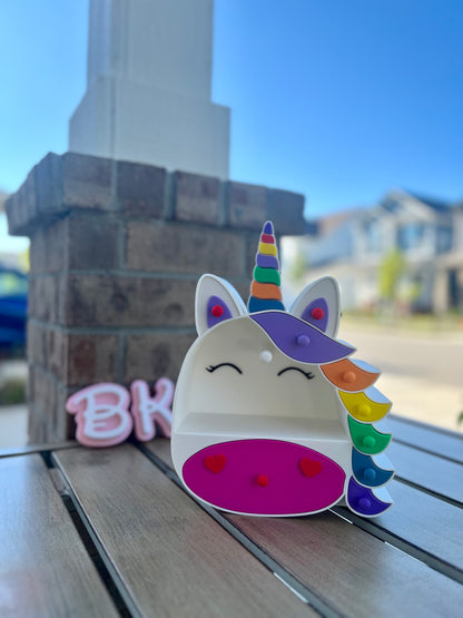 Enchanting 3D Printed Unicorn Jewelry Box: Magical Storage Container for Treasures