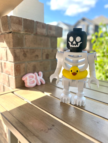 3D Printed Skeleton ACCESSORIES for Brick Figurines: Customize Mega Minifigures