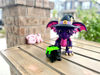 The Bewitched Dragon & Cauldron Set