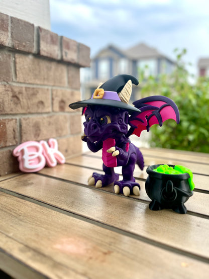 The Bewitched Dragon & Cauldron Set