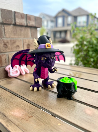 The Bewitched Dragon & Cauldron Set
