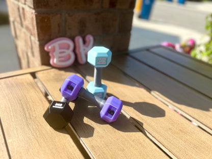 Personalized 3D Printed Fitness-Inspired Baby Rattles: Miniature Weightlifting Toy Set | Baby Safe Fillers