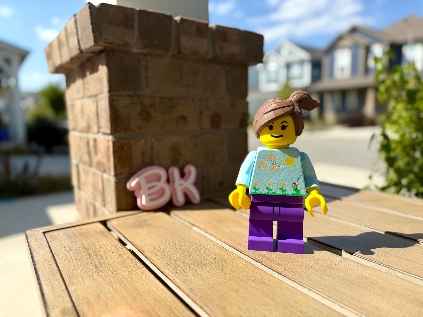 Personalized 3D Printed Brick-Compatible Minifigure - Custom Design Your Own Unique Character