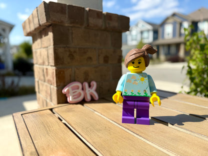 Personalized 3D Printed Brick-Compatible Minifigure - Custom Design Your Own Unique Character