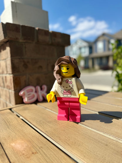 Personalized 3D Printed Brick-Compatible Minifigure - Custom Design Your Own Unique Character