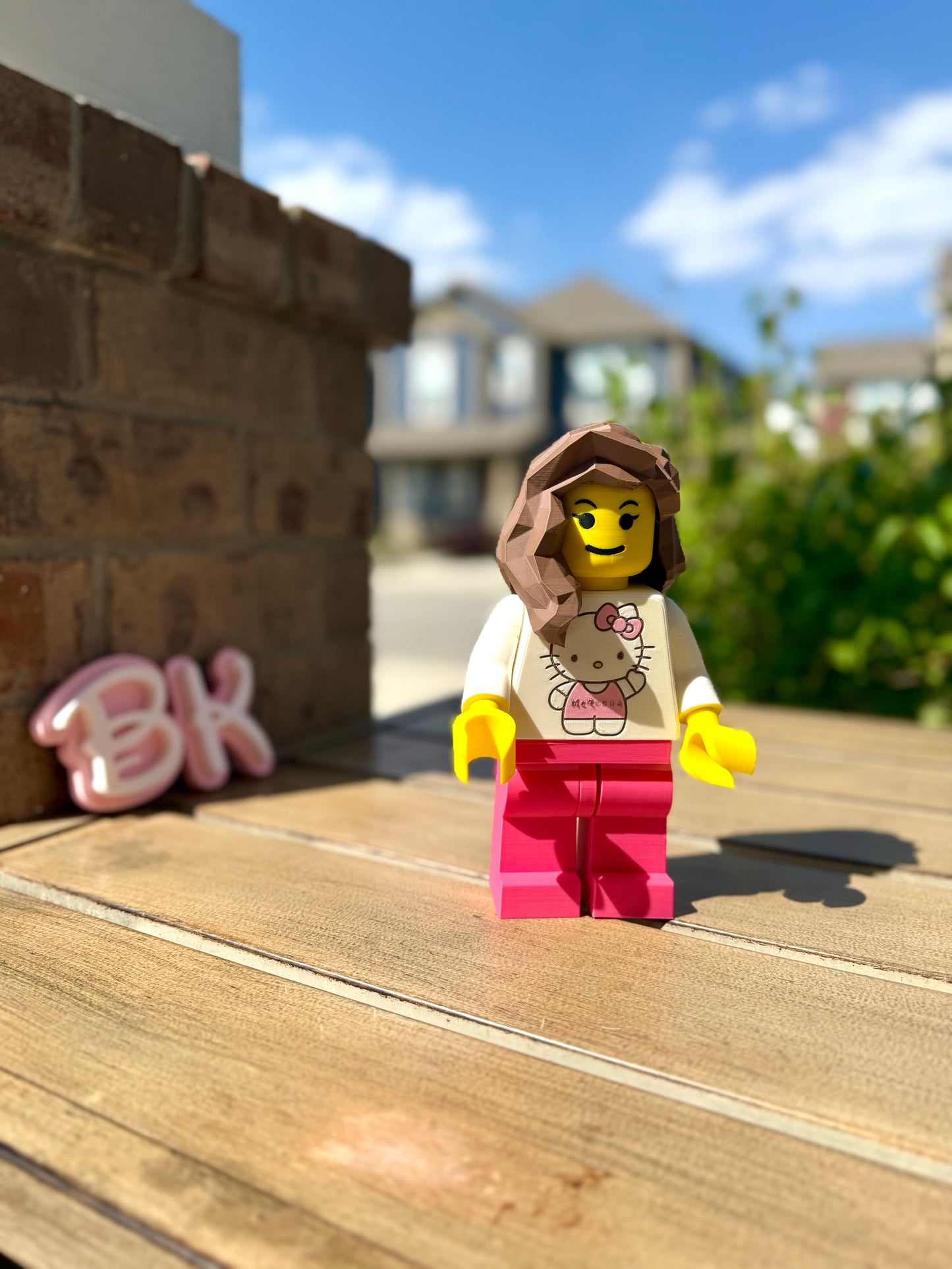 Personalized 3D Printed Brick-Compatible Minifigure - Custom Design Your Own Unique Character