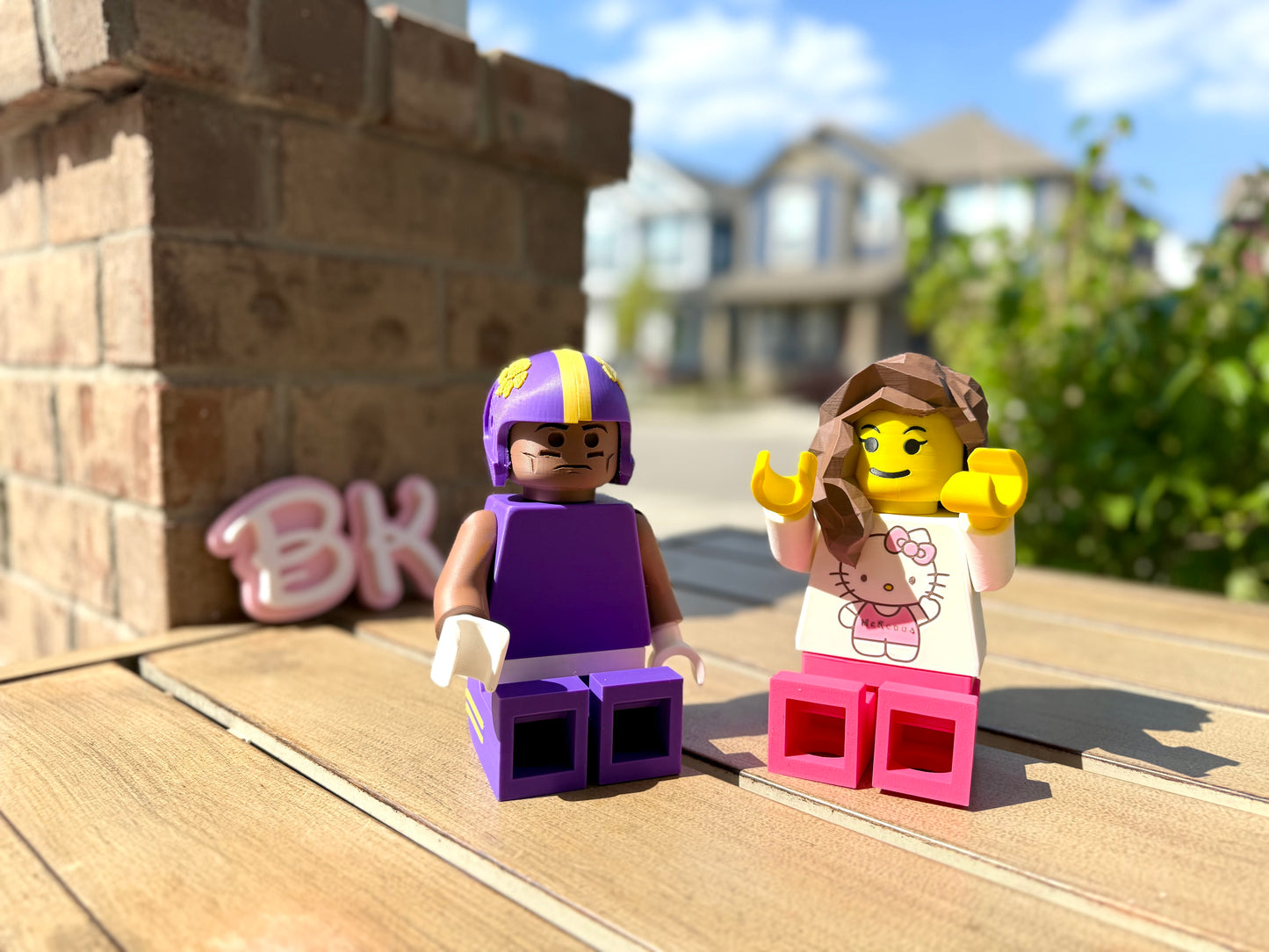 Personalized 3D Printed Brick-Compatible Minifigure - Custom Design Your Own Unique Character