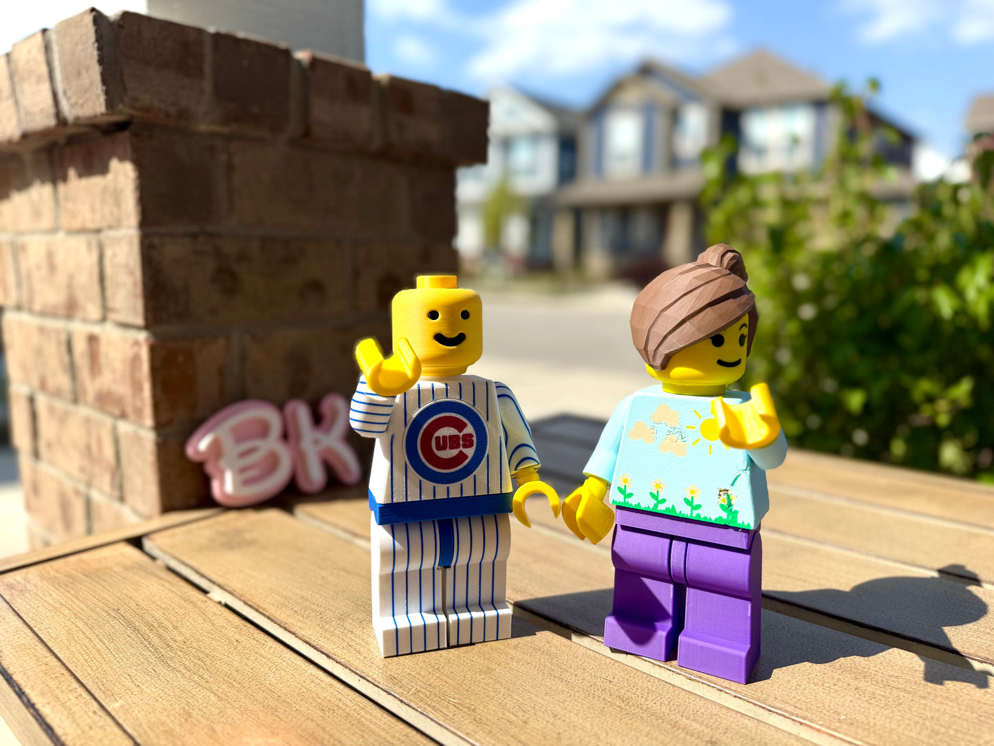 Personalized 3D Printed Brick-Compatible Minifigure - Custom Design Your Own Unique Character