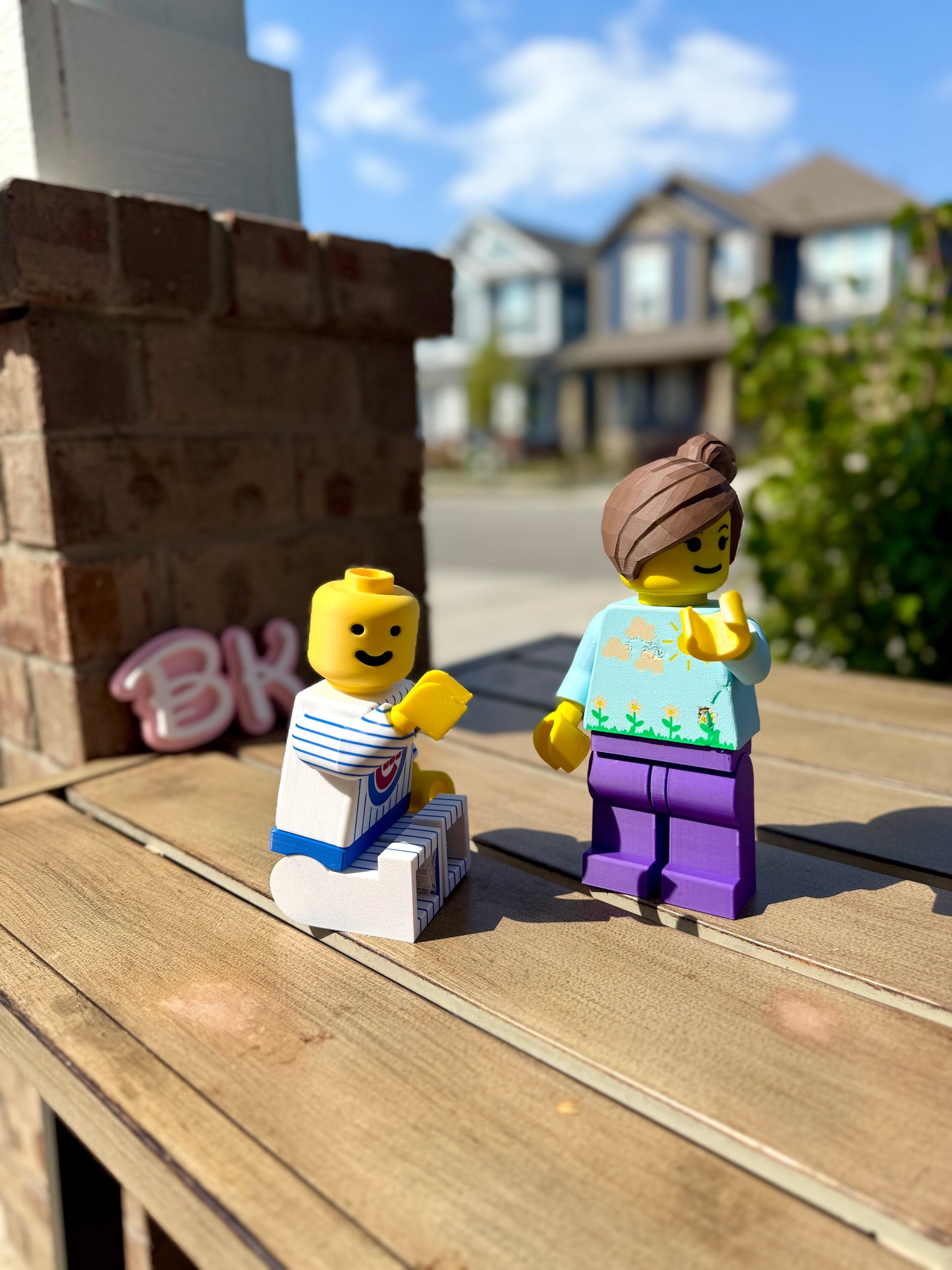 Personalized 3D Printed Brick-Compatible Minifigure - Custom Design Your Own Unique Character