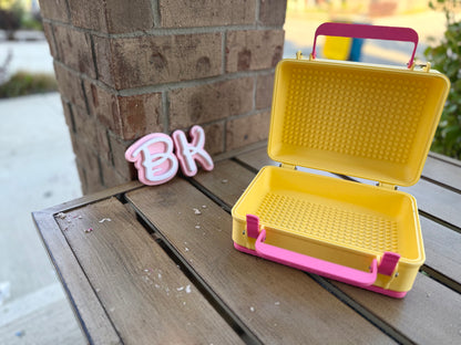 Personalized Brick Storage Container: Customizable Block Organizer & Lunch Box for Kids and Adults