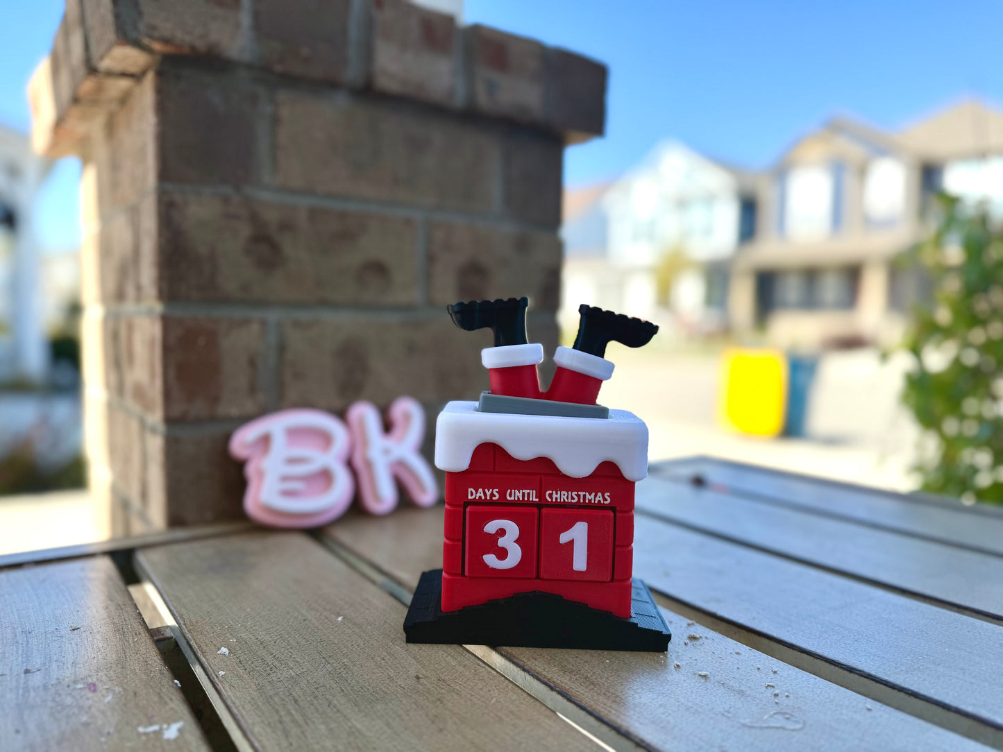 3D Printed Santa’s Chimney Countdown
