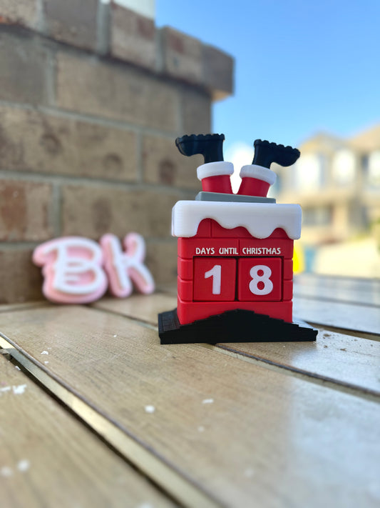 3D Printed Santa’s Chimney Countdown