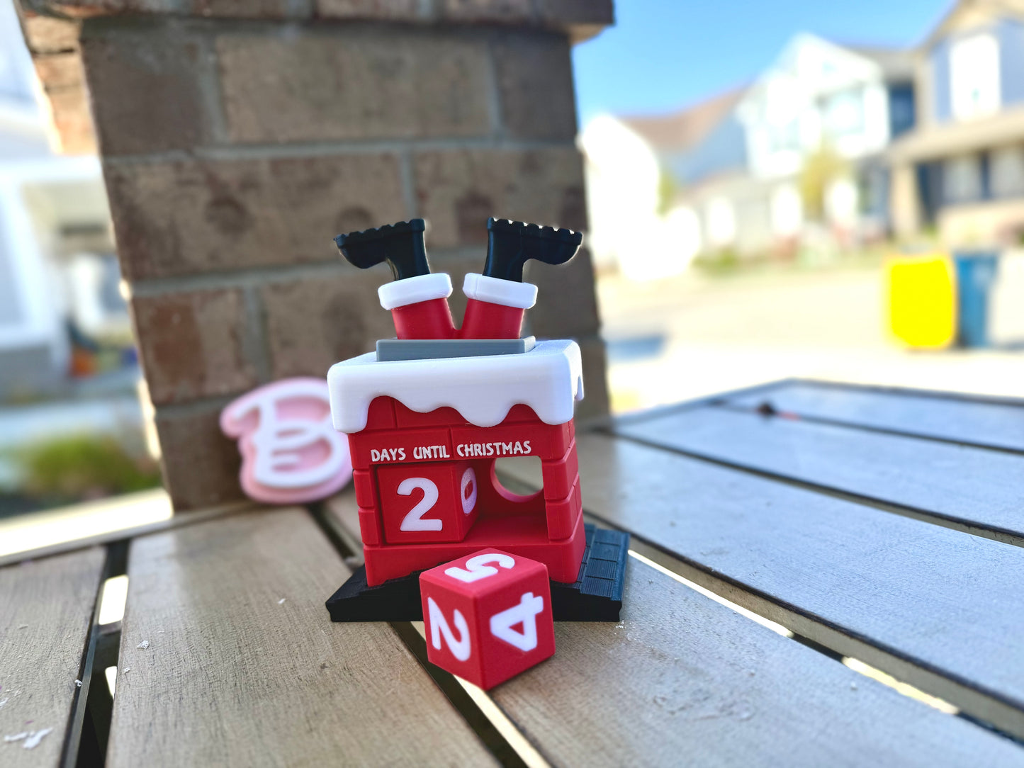 3D Printed Santa’s Chimney Countdown