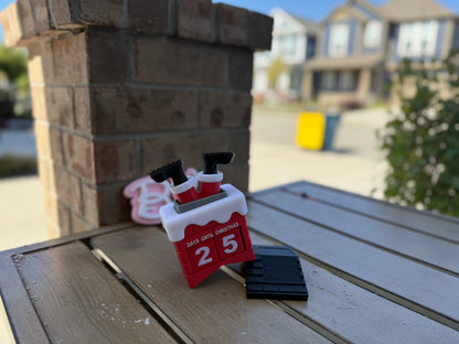 3D Printed Santa’s Chimney Countdown