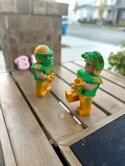 Personalized 3D Printed Football Player Figurine with Accessories - Custom Sports Collectible