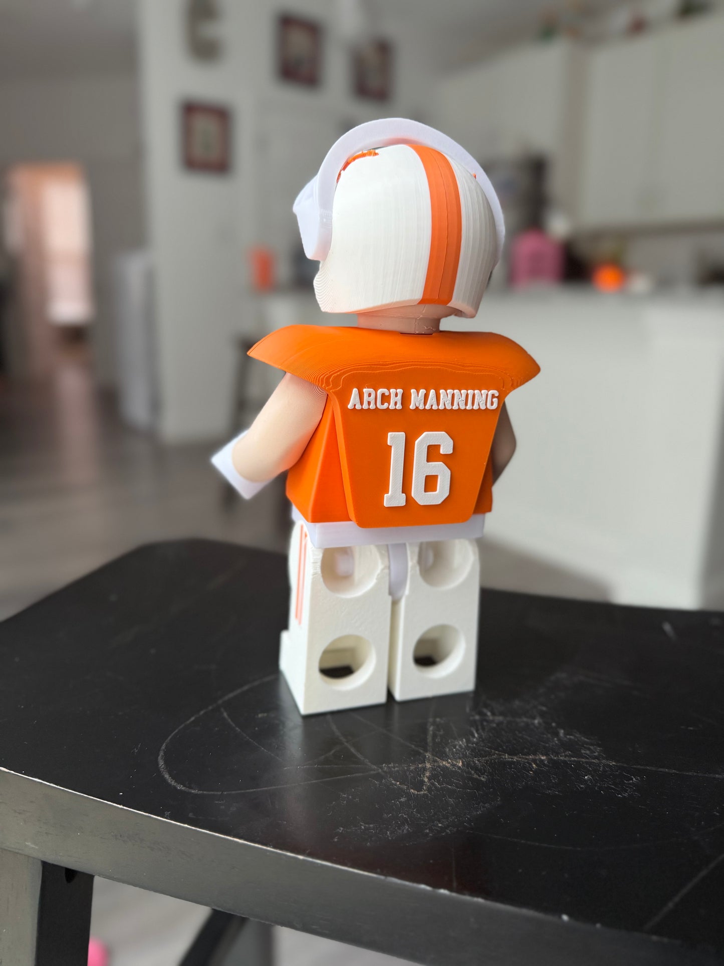 Personalized 3D Printed Football Player Figurine with Accessories - Custom Sports Collectible