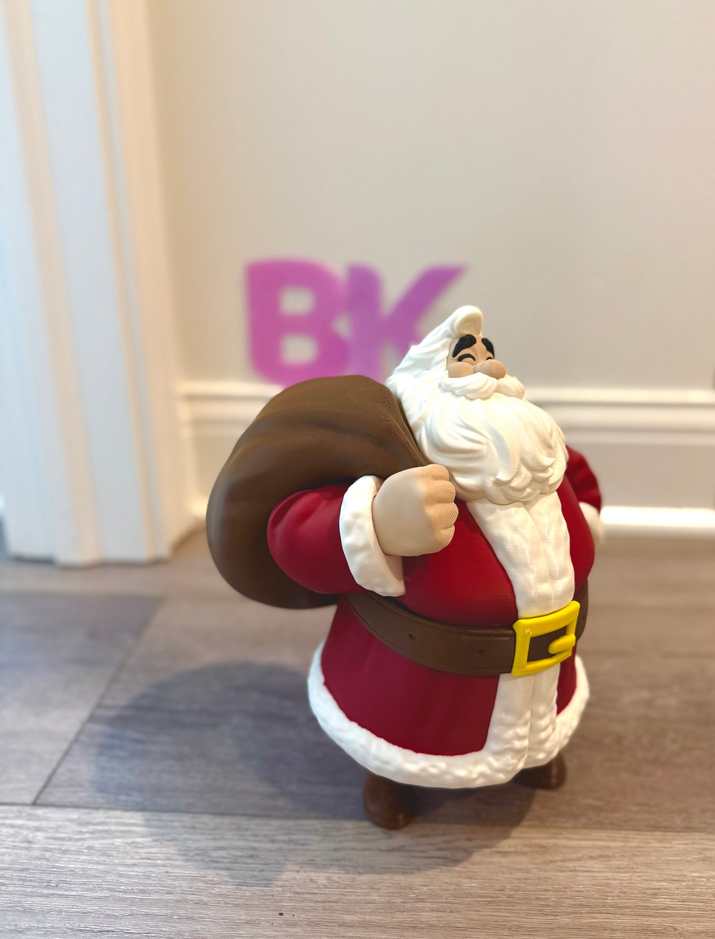 3D Printed “Life-Size” Santa Decor Piece | Iconic 'Saint Nick' Details