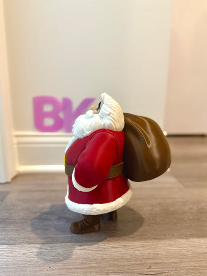3D Printed “Life-Size” Santa Decor Piece | Iconic 'Saint Nick' Details