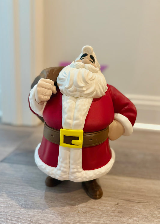 3D Printed “Life-Size” Santa Decor Piece | Iconic 'Saint Nick' Details